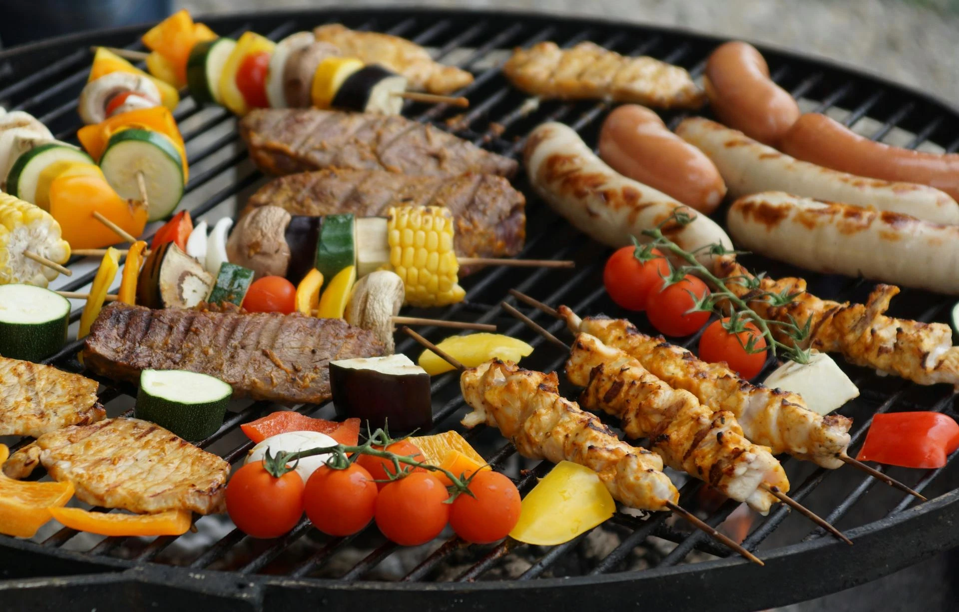 BBQ und Grill Catering mit Live-Cooking-Station